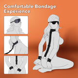 Load image into Gallery viewer, Isexse BDSM Bondage Kit – Adjustable Cuffs, Collar, Eye Mask &amp; Straps for Couples